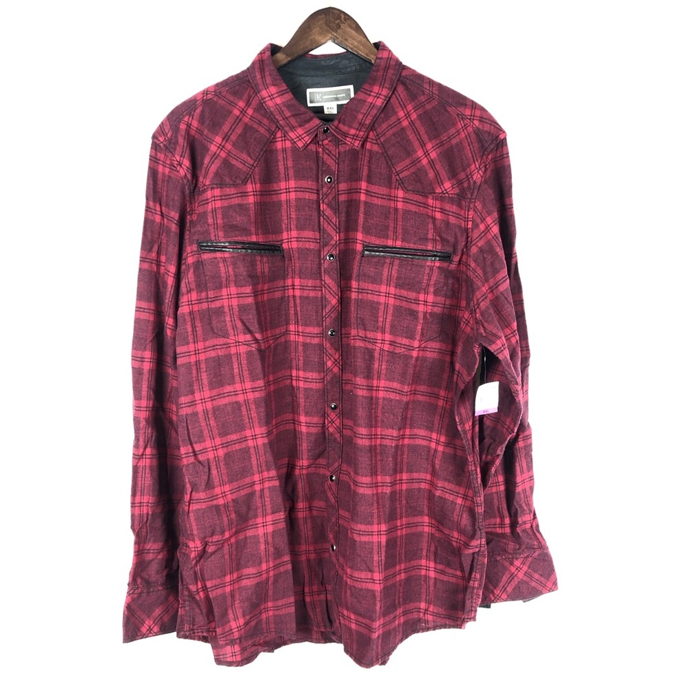Men’s New Flannel INC XXL Red Plaid